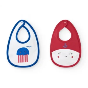 Κοριτσίστικο Σετ με 2 Βρεφικές Σαλιάρες TUC TUC - Image 1