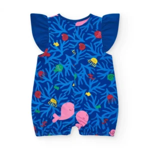 Κοριτσίστικο Βρεφικό Φορμάκι με Θαλάσσια Σχέδια TUC TUC - Image 2