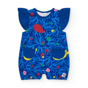 Κοριτσίστικο Βρεφικό Φορμάκι με Θαλάσσια Σχέδια TUC TUC - Image 1