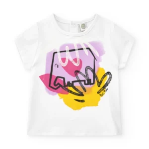 Κοντομάνικο μπλουζάκι με σχέδιο στο μπροστινό μέρος TUC TUC - Image 1