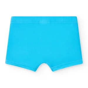 Αγορίστικο μαγιό σορτς μπλε με skate και μήνυμα Let's Go Ride TUC TUC - Image 2