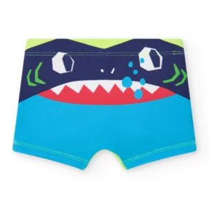 Αγορίστικο μαγιό ελαστικό πράσινο με ψαράκια TUC TUC - Image 2