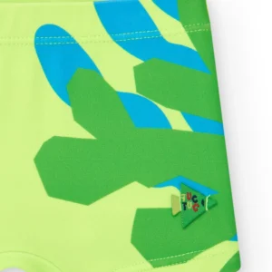 Αγορίστικο μαγιό ελαστικό πράσινο με ψαράκια TUC TUC - Image 4
