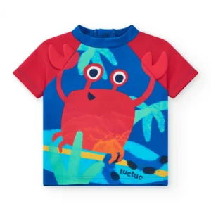 Αγορίστικη Μπλούζα Μαγιό με Σχέδιο Καβουράκι TUC TUC - Image 1