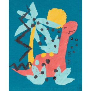 Μπλουζάκι TUC TUC πετρόλ με δεινόσαυρο & φοίνικα - Image 4