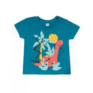 Μπλουζάκι TUC TUC πετρόλ με δεινόσαυρο & φοίνικα - Image 1