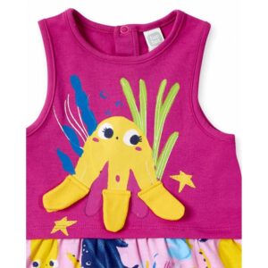 Φόρεμα με χταποδάκι & πολύχρωμα σχέδια TUC TUC - Image 4