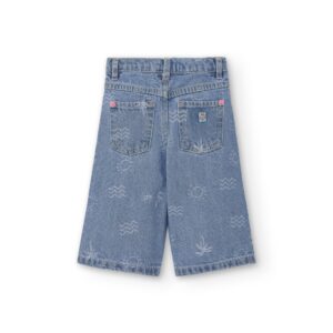 Παιδικό Τζιν με Καλοκαιρινά Σχέδια – Μπλε - Image 2