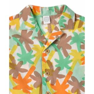 Πουκάμισο TUC TUC με τροπικά φύλλα και κουμπάκια - Image 4