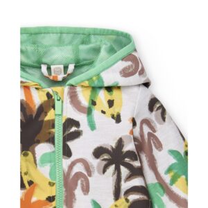 Αντιανεμικό ζακετάκι TUC TUC με τροπικό jungle print - Image 3