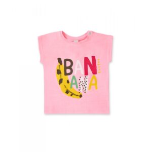 Μπλουζάκι TUC TUC ροζ με banana print - Image 1