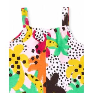 Ολόσωμή φόρμα σορτς με tropical print - Image 3