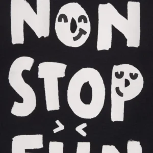 Μαύρη Μπλούζα με Print “Non Stop Fun” – TUC TUC - Image 4