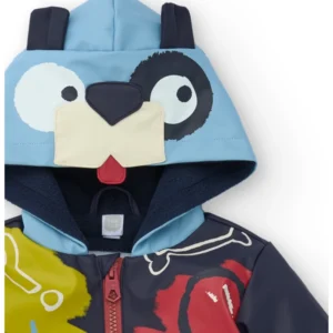 Αδιάβροχο Μπουφάν με επένδυση εσωτερικά και κουκούλα σκυλάκι TUC TUC - Image 3