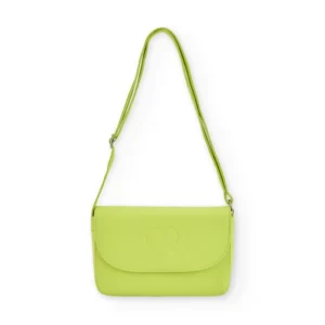 Παιδικό τσαντάκι ώμου πράσινο με καρδιά TUC TUC - Image 1