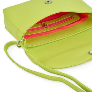 Παιδικό τσαντάκι ώμου πράσινο με καρδιά TUC TUC - Image 4