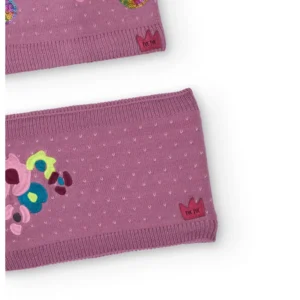 TUC TUC παιδικό σετ σκουφί & λαιμουδιά μονόκερος – Λιλά - Image 4