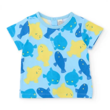 TUC TUC Σετ Μπλουζάκι & Σορτσάκι με Ψαράκια