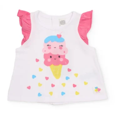 TUC TUC Σετ Μπλουζάκι με Παγωτό & Φουφουλίτσα