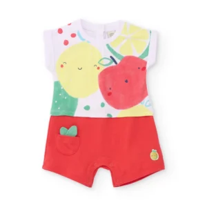 Βρεφικό Αγορίστικο Φορμάκι με Χαρούμενα Φρούτα και Τσεπάκι TUC TUC - Image 1