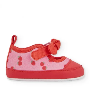 TUC TUC Βρεφικό Παπουτσάκι Αγκαλιάς με Κερασάκια