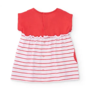 TUC TUC Βρεφικό Φορεματάκι Φραουλίτσα με Φουφουλίτσα - Image 2