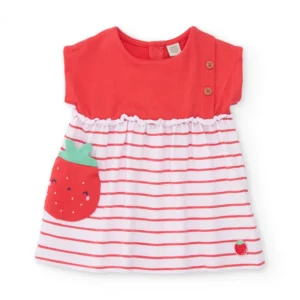 TUC TUC Βρεφικό Φορεματάκι Φραουλίτσα με Φουφουλίτσα - Image 1