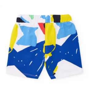 TUC TUC Παιδικό Σετ Μπλε Μπλουζάκι με Πολύχρωμο Σορτσάκι - Image 5