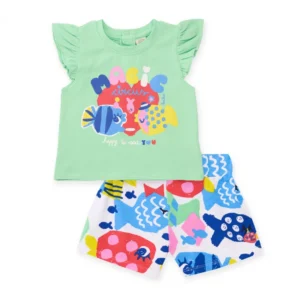 TUC TUC Παιδικό Σετ Μπλουζάκι με Σορτσάκι Ψαράκια - Image 1