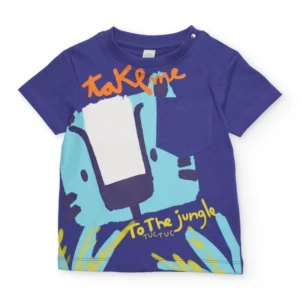 TUC TUC Παιδικό Σετ Μπλε Μπλουζάκι με Τυρκουάζ Σορτσάκι Jungle - Image 2