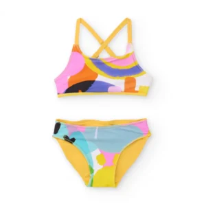 TUC TUC Παιδικό Μαγιό Μπικίνι Διπλής Όψης με Πολύχρωμο Σχέδιο - Image 1