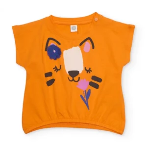 TUC TUC Παιδικό Σετ Πορτοκαλί Μπλουζάκι με Μωβ Σορτσάκι - Image 2