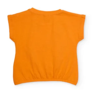 TUC TUC Παιδικό Σετ Πορτοκαλί Μπλουζάκι με Μωβ Σορτσάκι - Image 4