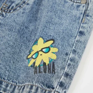 TUC TUC Παιδικό Τζιν Σορτσάκι με Κέντημα - Image 4