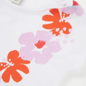 TUC TUC Μπλούζα Λευκή με Λουλούδια - Image 3