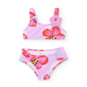 TUC TUC Παιδικό Μαγιό Μπικίνι με Λουλούδια - Image 1