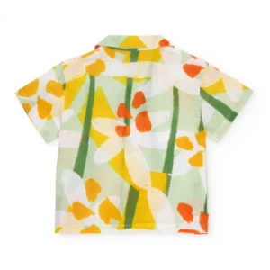 TUC TUC Πουκάμισο Κοντομάνικο με Λουλουδάτο Μοτίβο - Image 2