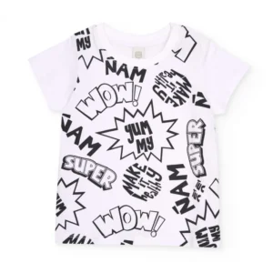 TUC TUC Μπλουζάκι Λευκό Comic Print - Image 1