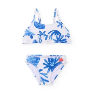 TUC TUC Παιδικό Μαγιό Μπικίνι με Μπλε Θαλασσινό Μοτίβο - Image 1