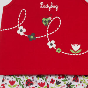 Σετ STREET MONKEY μπλουζάκι Ladybug και σορτσάκι με πασχαλίτσες - Image 3