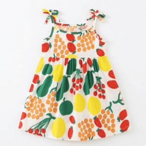 Παιδικό Φόρεμα με Φρούτα Πολύχρωμο - Image 1