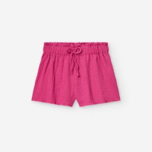 Σορτσάκι LOSAN φούξια με λάστιχο και κορδόνι - Image 1
