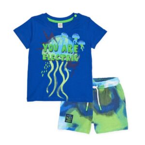 TUC TUC Παιδικό Σετ Μπλούζα και Σορτς με Ocean Print - Image 1